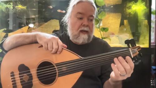 Mr Callen Clarke tells his story with the oud and his first Ghadban oud Salama1231